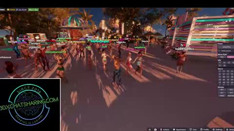 3dxchatsharing online show from 12, 3, 2026