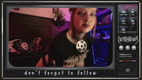Snapshot of 666deathgasm chatting on 5, 2, 2025 Juune online show from 5, 2, 2025