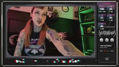 Snapshot of 666deathgasm chatting on 16, 2, 2025 Juune online show from 16, 2, 2025