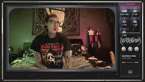 Snapshot of 666deathgasm chatting on 1, 3, 2025 Juune online show from 1, 3, 2025