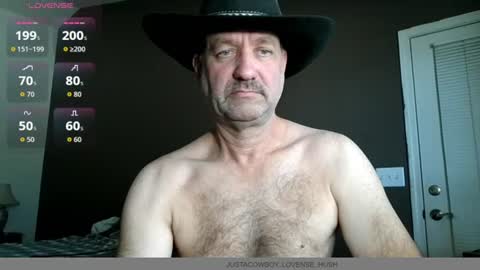 Snapshot of _justacowboy chatting on 28, 7, 2026 Wyatt online show from 28, 7, 2026