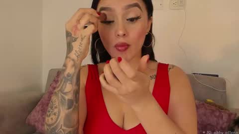 Snapshot of abbey_allen chatting on 21, 2, 2025 Abbey IG abby allenn 04 December Online at I will be on vacation dont forget me See you soon online show from 21, 2, 2025
