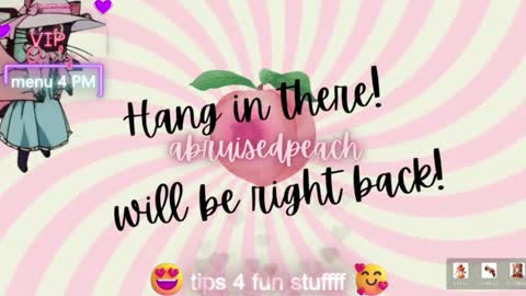 Snapshot of abruisedpeach chatting on 19, 5, 2026 Peach online show from 19, 5, 2026