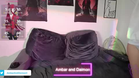 Snapshot of ambar_and_daimon_ chatting on 9, 9, 2025 AMBAR AND DAIMON online show from 9, 9, 2025
