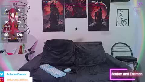 Snapshot of ambar_and_daimon_ chatting on 4, 10, 2025 AMBAR AND DAIMON online show from 4, 10, 2025