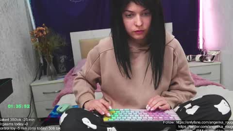 Angelika Rouge online show from 22, 2, 2025