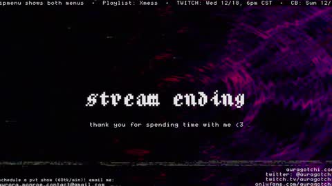 Aurora  Aura online show from 15, 12, 2024