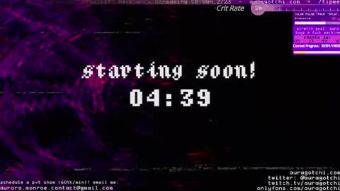 Aurora  Aura online show from 23, 2, 2025