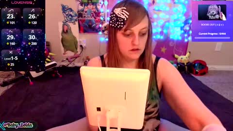 BabyZelda online show from 31, 1, 2025