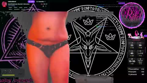 Snapshot of baileymonarch chatting on 8, 10, 2025 Bailey online show from 8, 10, 2025