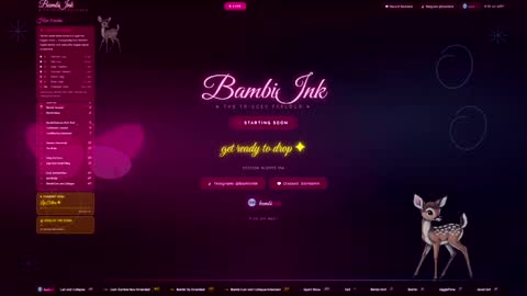 BambiInk online show from 21, 4, 2026