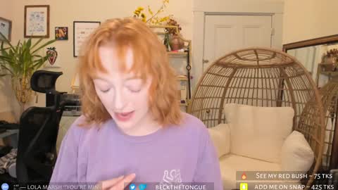 Beck the tongue online show from 24, 1, 2025