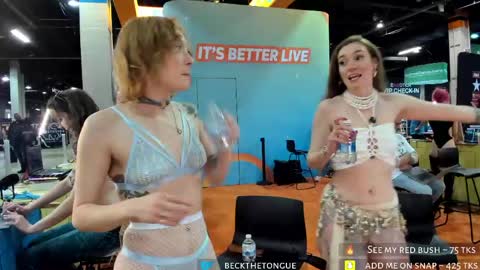 Snapshot of beckthetongue chatting on 12, 4, 2026 Beck the tongue online show from 12, 4, 2026