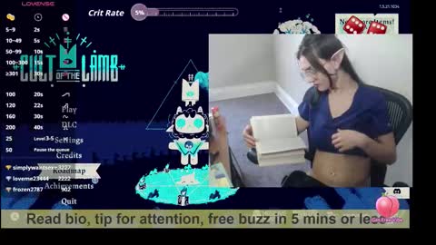 Bex Black online show from 15, 2, 2026