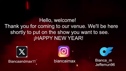 bianca and maxwell online show from 7, 1, 2026