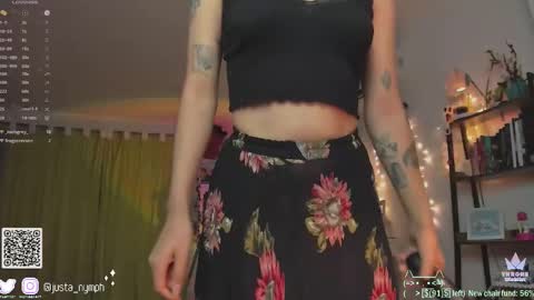   Im Nym  Justa nymph on twitter and IG online show from 24, 1, 2025