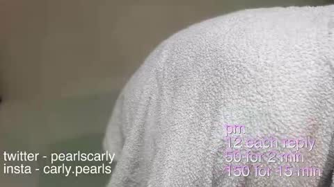 Snapshot of carlypearls chatting on 26, 12, 2024 Carly Pearls online show from 26, 12, 2024