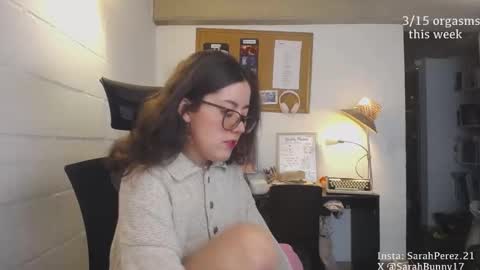 Snapshot of cherrybunny21 chatting on 22, 12, 2024 Sarah Prez online show from 22, 12, 2024