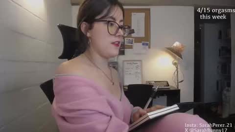 Snapshot of cherrybunny21 chatting on 25, 2, 2025 Sarah Prez online show from 25, 2, 2025