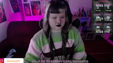 Snapshot of destroyall420 chatting on 23, 4, 2026 Lola Bdsm and fries online show from 23, 4, 2026