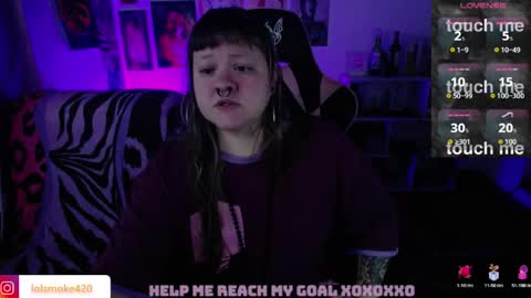 Snapshot of destroyall420 chatting on 12, 5, 2026 Lola Bdsm and fries online show from 12, 5, 2026