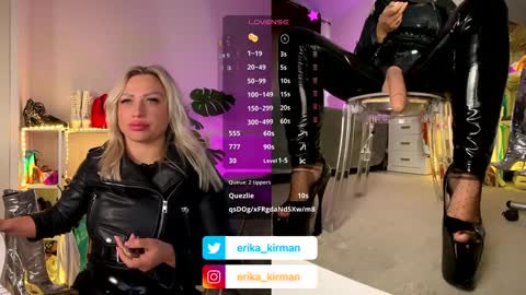 Snapshot of erika_kirman chatting on 24, 1, 2025 Erika online show from 24, 1, 2025