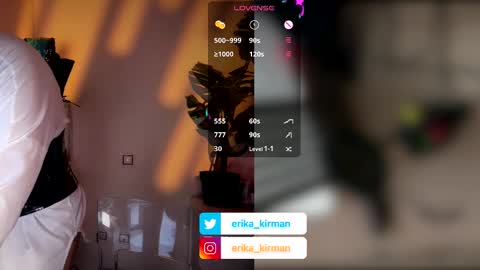 Snapshot of erika_kirman chatting on 27, 3, 2026 Erika online show from 27, 3, 2026