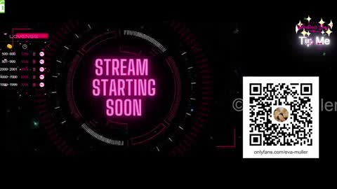 Snapshot of eva69muller chatting on 14, 2, 2025 Eva next show 8pm CEST AMST online show from 14, 2, 2025