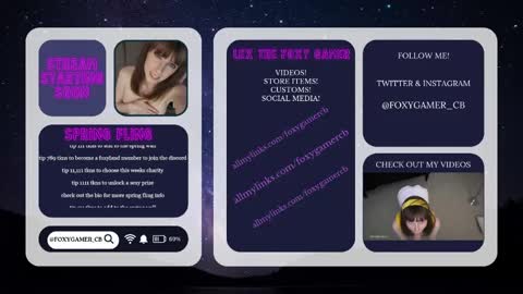 Lex Vive foxygamer cb online show from 26, 5, 2026