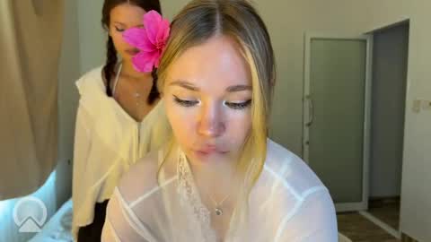 Snapshot of gentle_killers chatting on 8, 5, 2026 Mary Blonde and Kira brunette online show from 8, 5, 2026
