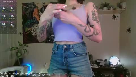 Snapshot of gunzinrose chatting on 23, 1, 2025 Kylie online show from 23, 1, 2025