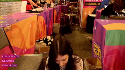 Snapshot of harliequinnx chatting on 8, 12, 2024 Harliequinnx - Schedule Below Exxxotica DC Dec 6-8th online show from 8, 12, 2024