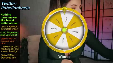 Snapshot of hell_on_heels_ chatting on 18, 2, 2025 - show loyalty and subscribe - online show from 18, 2, 2025