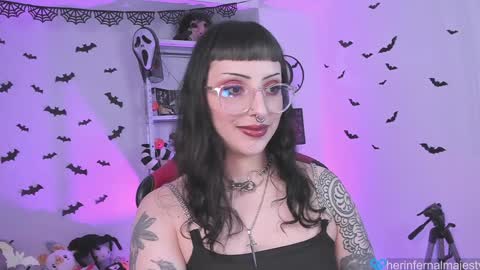 Snapshot of herinfernalmajesty chatting on 15, 1, 2025 Marie online show from 15, 1, 2025