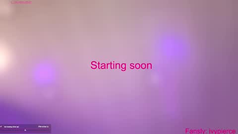 Ivy Pierce  online show from 15, 9, 2025