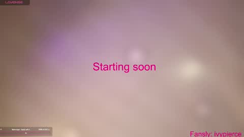 Ivy Pierce  online show from 1, 10, 2025