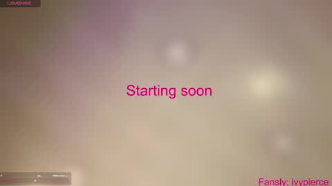 Ivy Pierce  online show from 4, 10, 2025