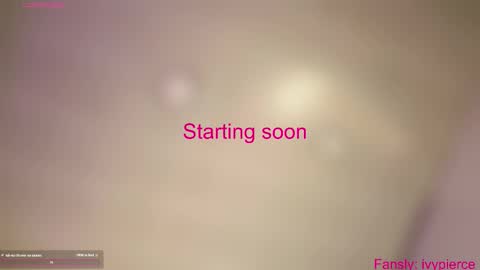 Ivy Pierce  online show from 5, 10, 2025
