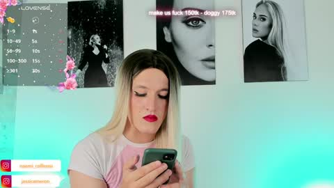 Snapshot of jessicameron chatting on 8, 1, 2025 JESSI AND NAOMI online show from 8, 1, 2025