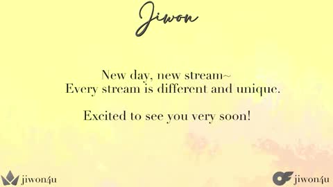 Jiwon online show from 11, 10, 2025
