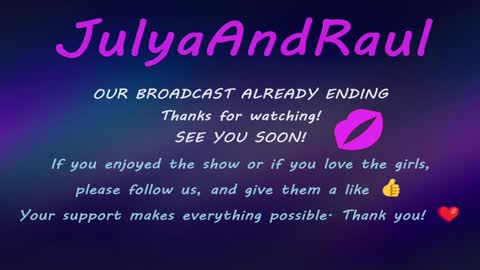 Snapshot of julyaandraul chatting on 3, 12, 2024 Raul Kira and Tony guests online show from 3, 12, 2024