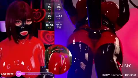 Snapshot of latexrubydoll chatting on 24, 3, 2026 Latex Ruby online show from 24, 3, 2026