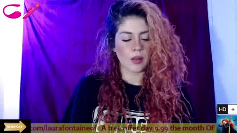 Snapshot of laura_fountain_ chatting on 24, 1, 2025 weedcam Curly Laura OF    online show from 24, 1, 2025