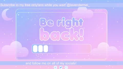 Snapshot of lavendermei chatting on 7, 5, 2026 LavenderMei online show from 7, 5, 2026