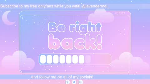 Snapshot of lavendermei chatting on 10, 5, 2026 LavenderMei online show from 10, 5, 2026
