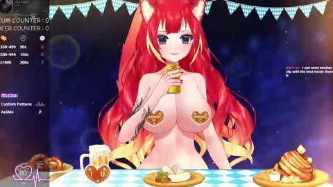 Snapshot of lewdfoxy_vt chatting on 20, 9, 2025 Kira online show from 20, 9, 2025