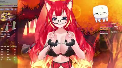 Snapshot of lewdfoxy_vt chatting on 7, 10, 2025 Kira online show from 7, 10, 2025