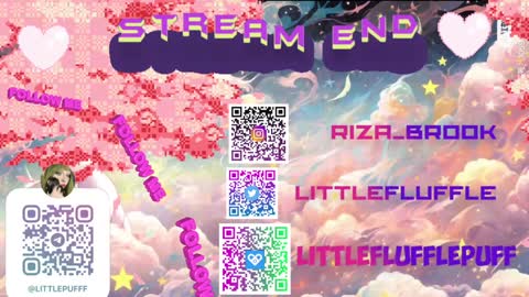 Snapshot of littleflufflepuff chatting on 15, 1, 2025 Riza Riri Puff online show from 15, 1, 2025