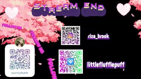 Snapshot of littleflufflepuff chatting on 24, 9, 2025 Riza Riri Puff online show from 24, 9, 2025