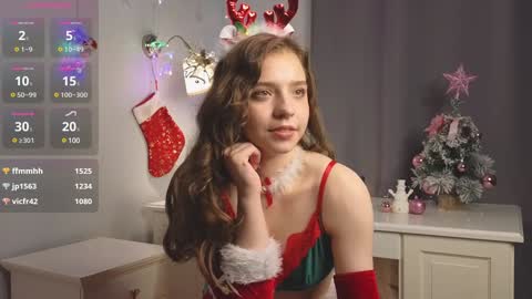 Snapshot of lizbethbiers chatting on 25, 12, 2024 Hello there im Amelia Im new here Lets have fun online show from 25, 12, 2024